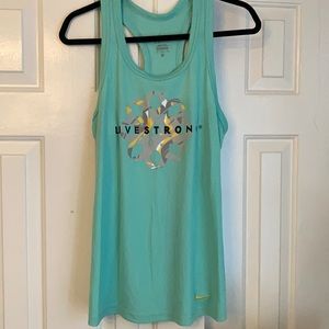 Live strong tank top